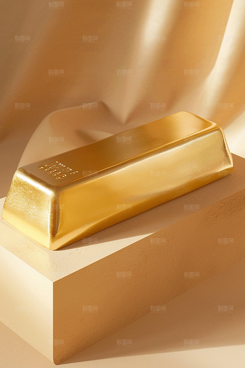 黄金金块金子素材