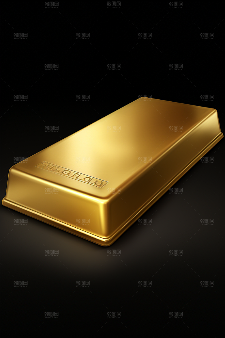 黄金金砖金块素材