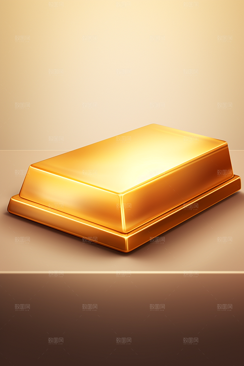 黄金金子金块素材
