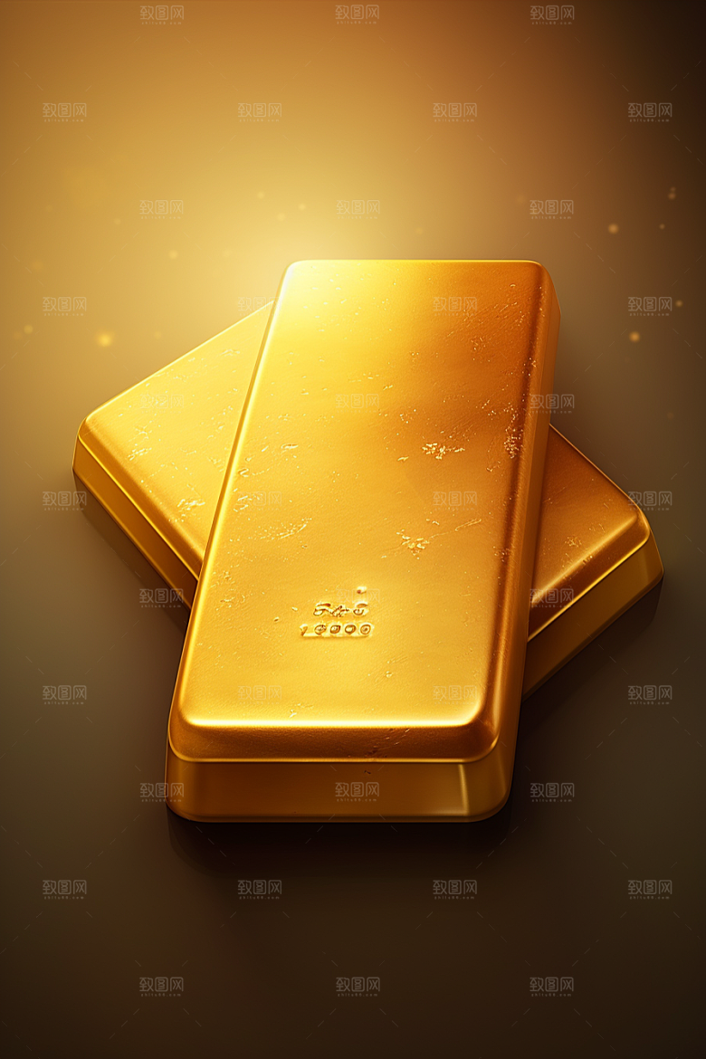 黄金富贵金砖素材