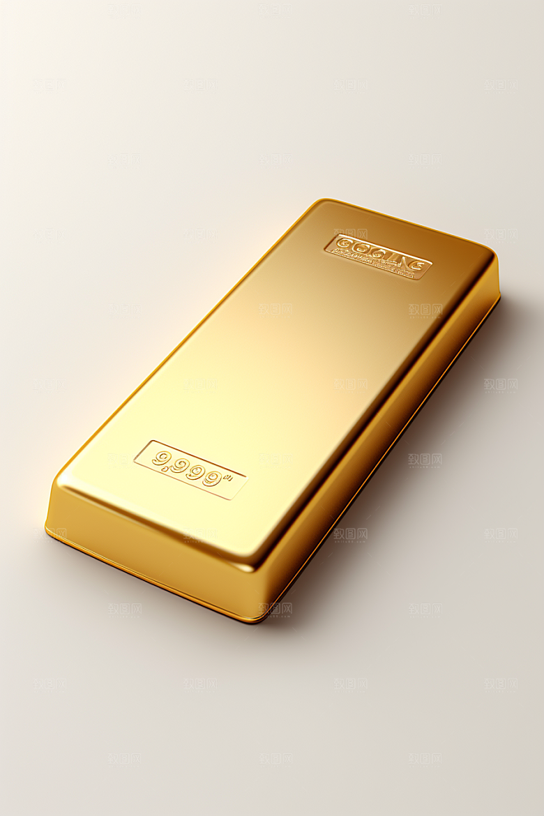 黄金投资金块素材