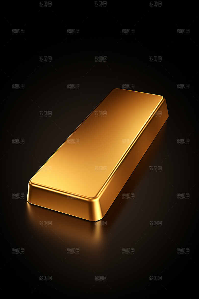 黄金奢侈品金块素材