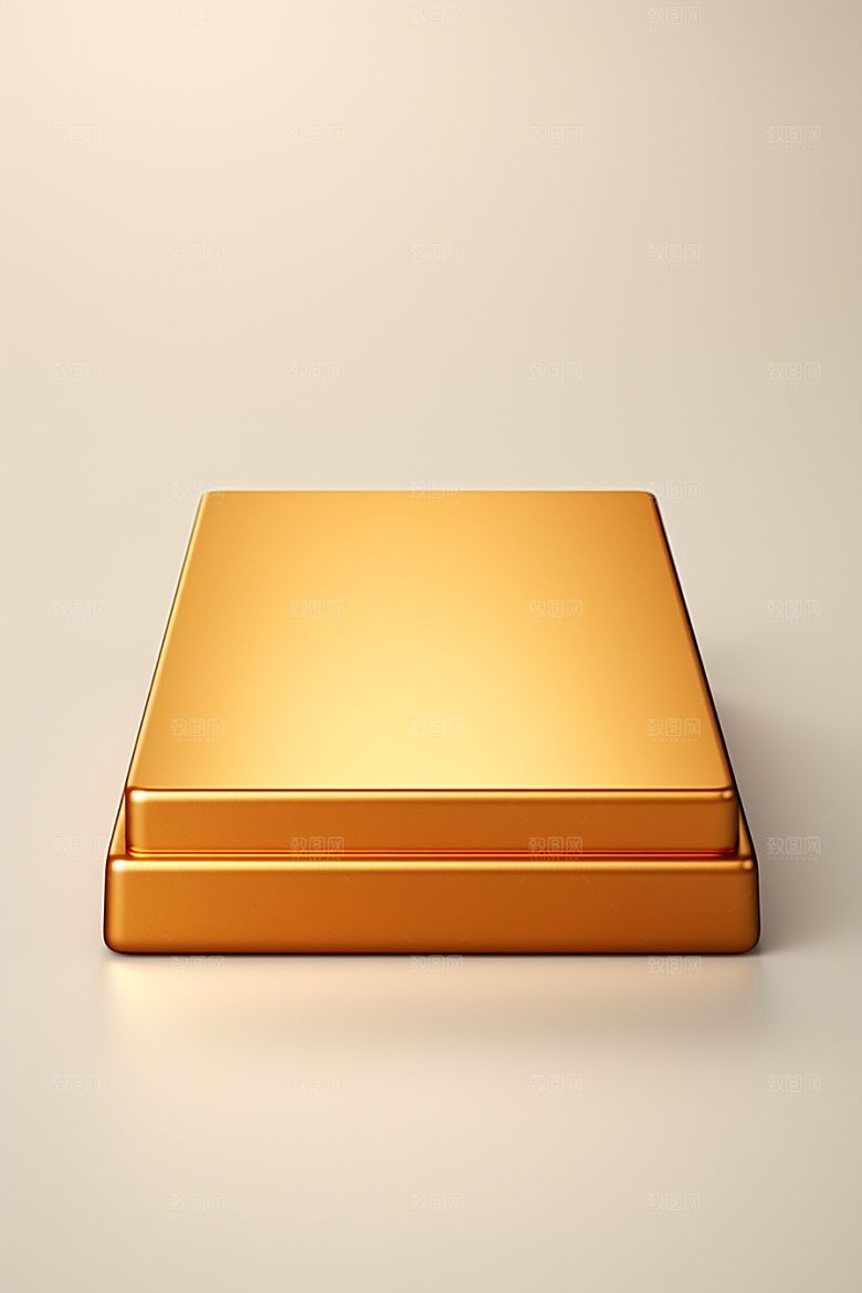 黄金金块贵金属素材