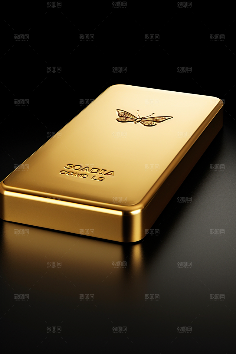 黄金金子奢侈品素材