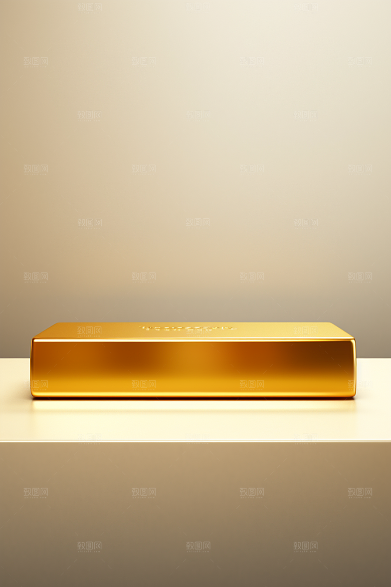 黄金金砖奢侈品素材