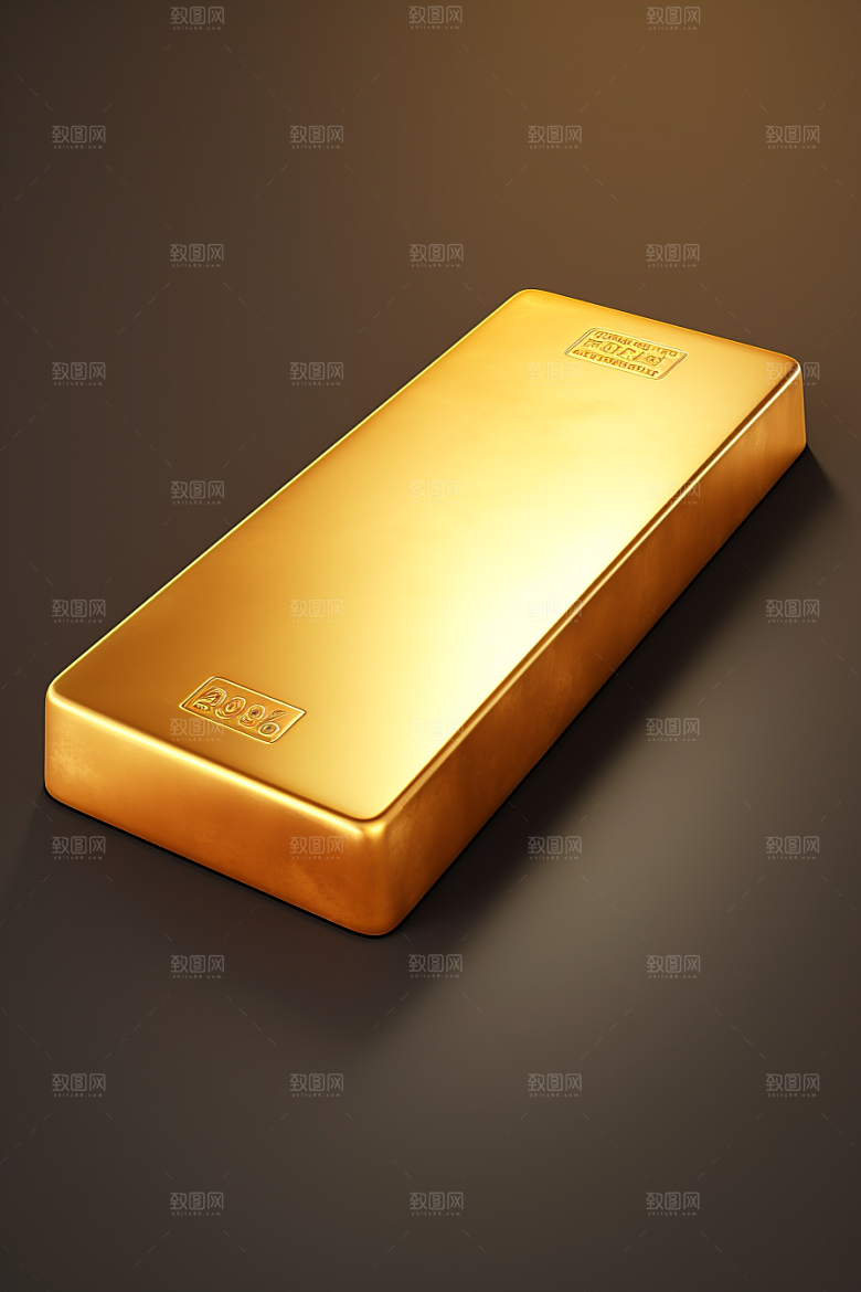 黄金金砖财富素材