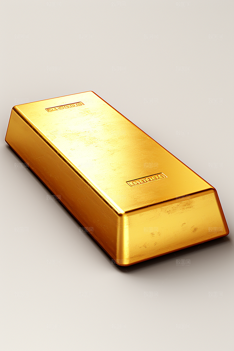 黄金金子金砖素材