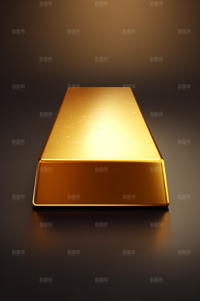 黄金金块金砖素材