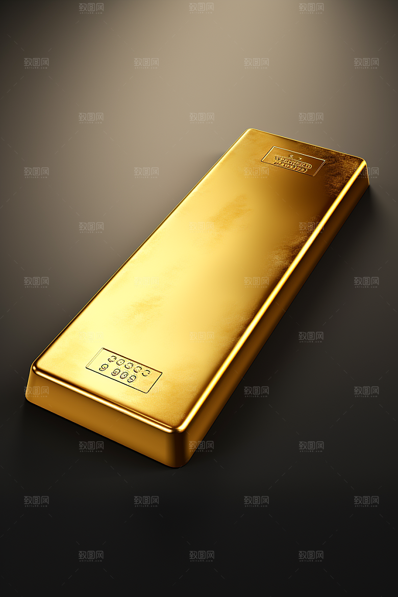 黄金金砖金子素材