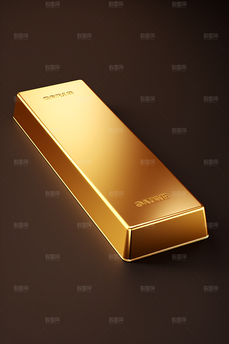 黄金奢侈品金块素材
