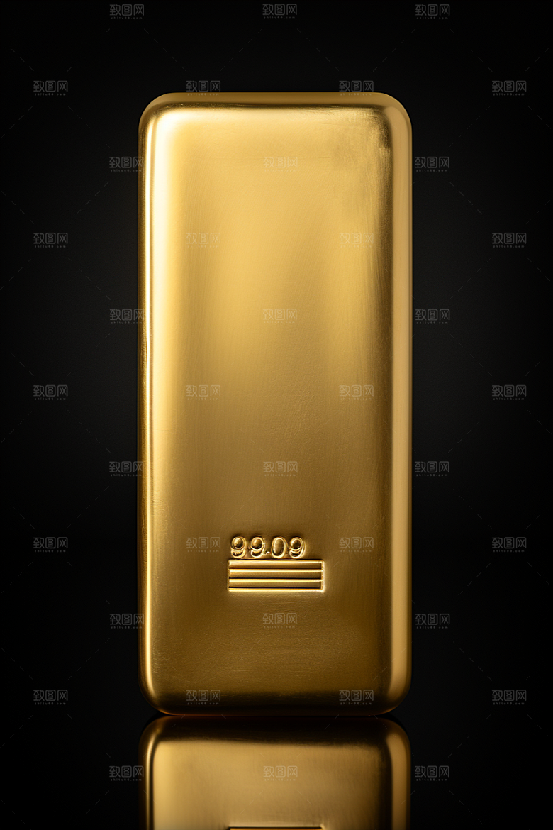 黄金金块高清素材