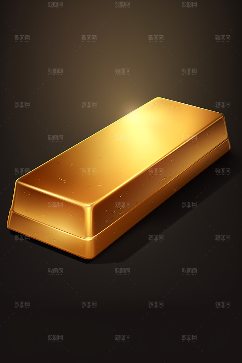 黄金金块贵金属素材