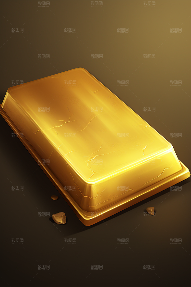 黄金富贵金块素材
