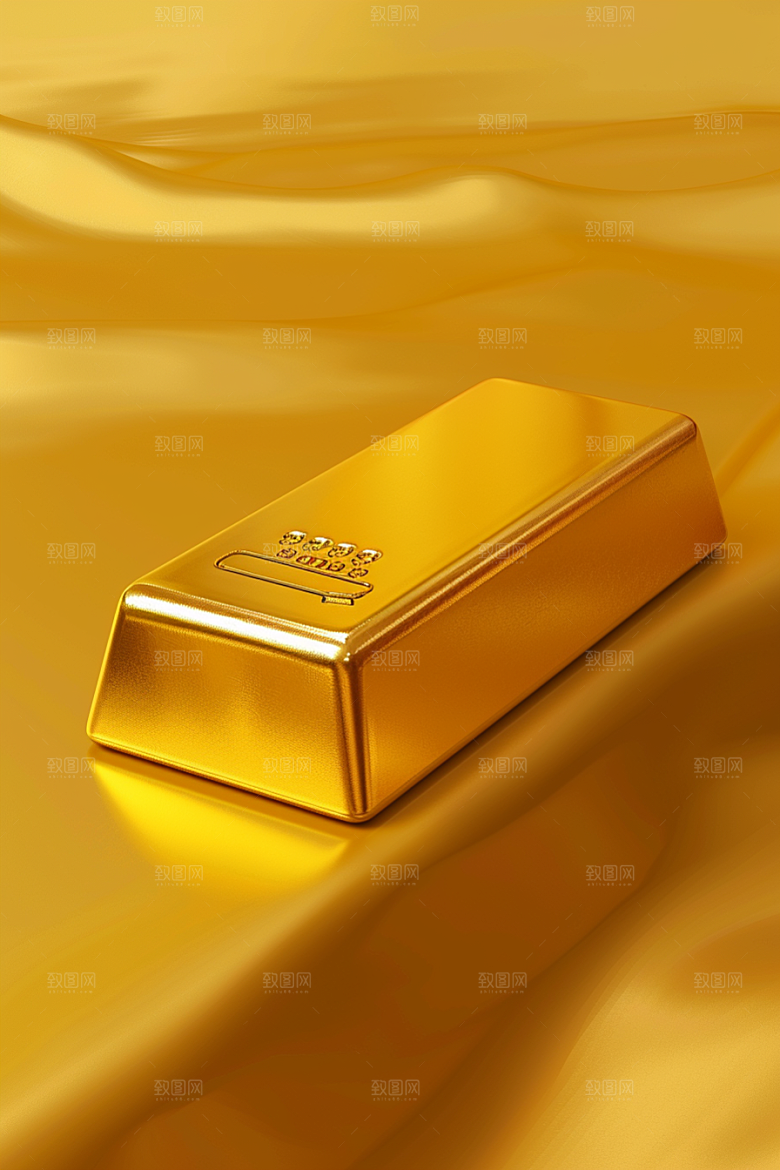 黄金金块高清素材