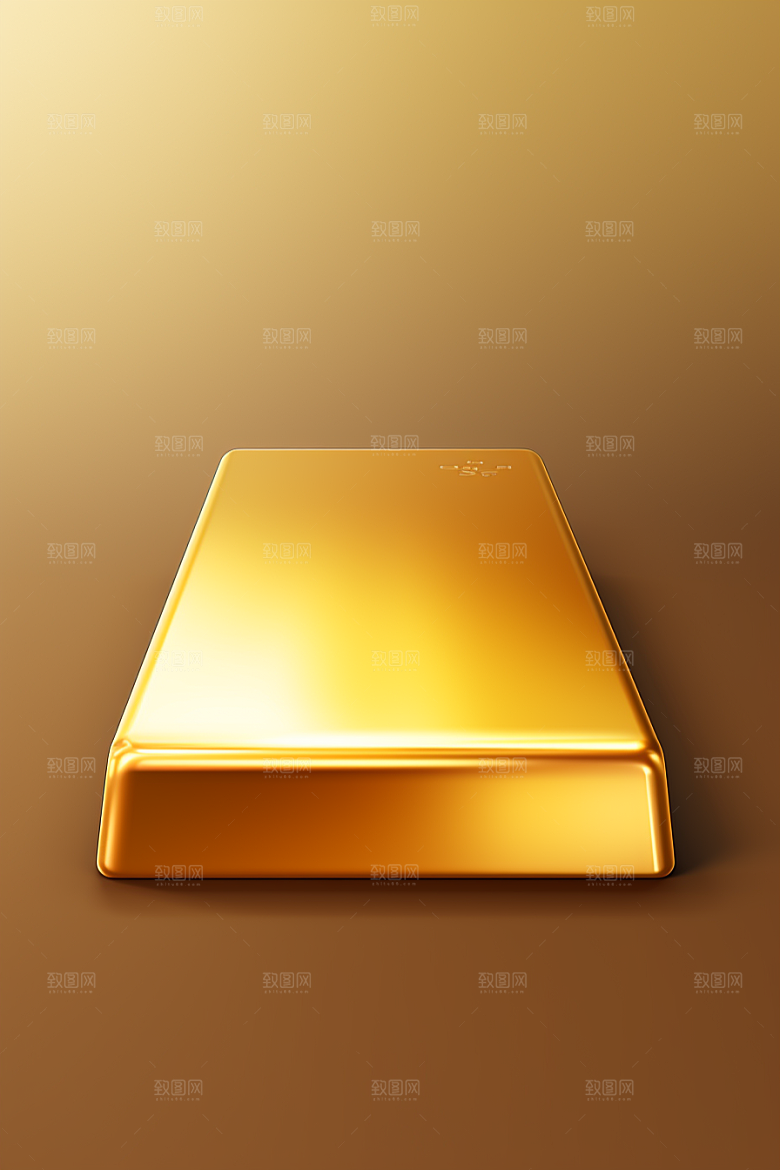 黄金奢侈品金块素材