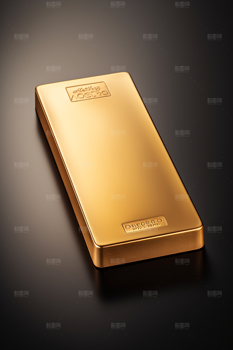 黄金金块贵金属素材