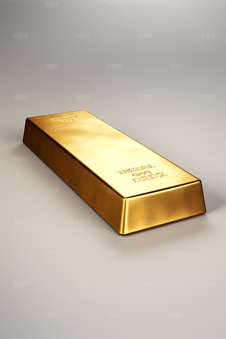 黄金金砖富贵素材