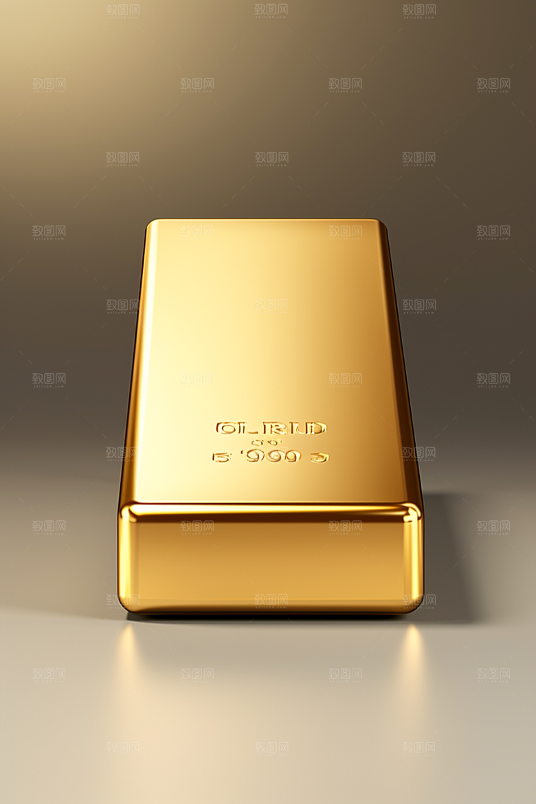 黄金投资金块素材