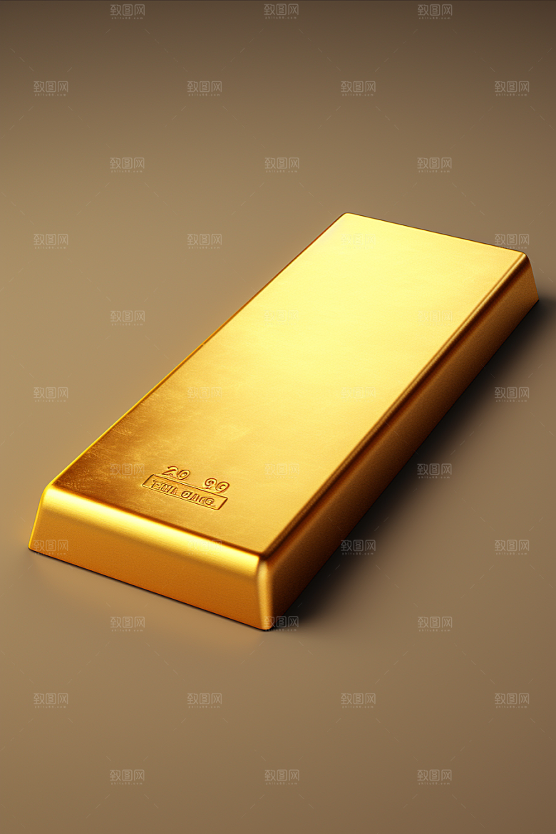黄金金块贵金属素材