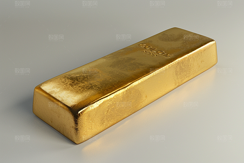 黄金金子金块素材