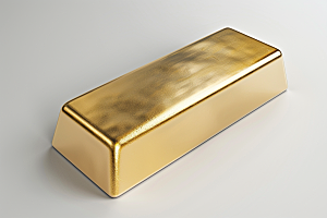 黄金贵金属金块素材