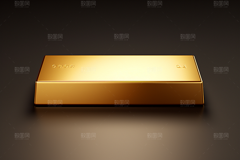 黄金投资金块素材