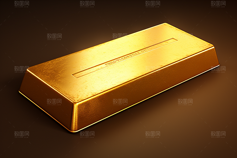 黄金金子理财产品素材