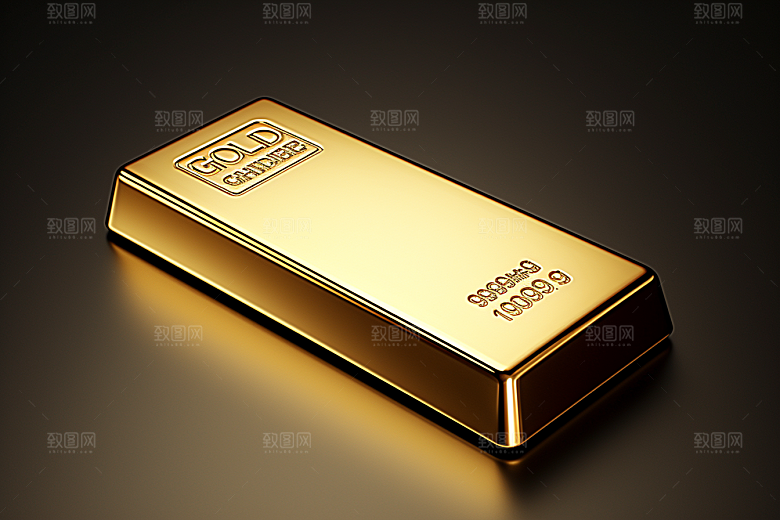 黄金富贵金块素材