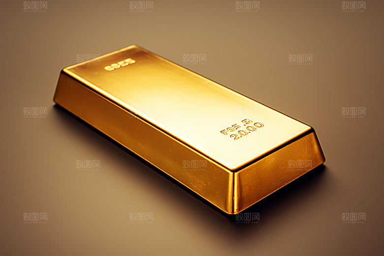 黄金金砖财富素材