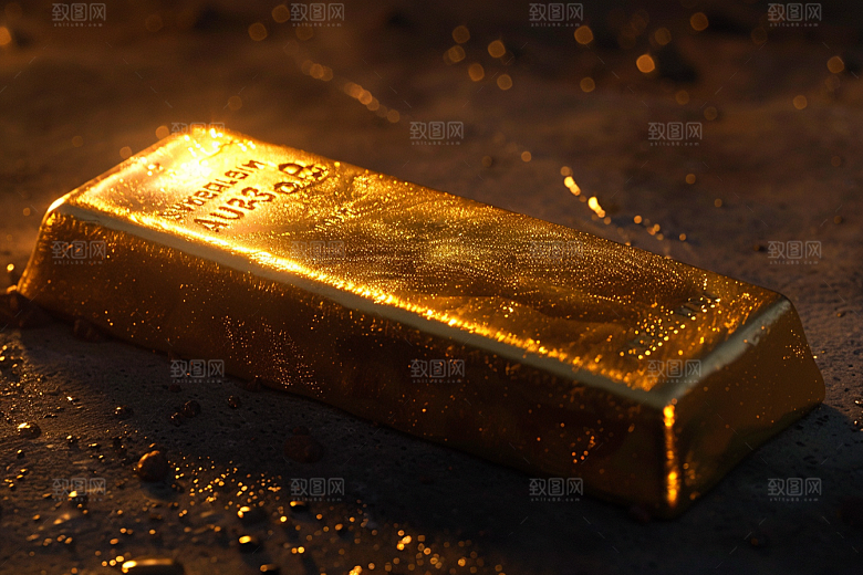 黄金投资金子素材