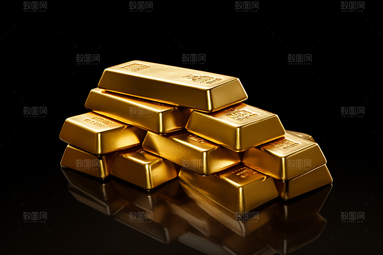 黄金金子富贵素材