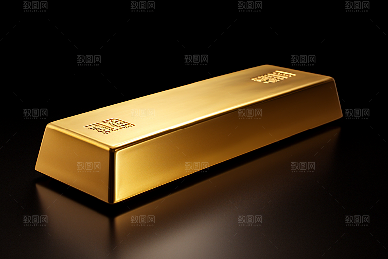 黄金奢侈品金砖素材