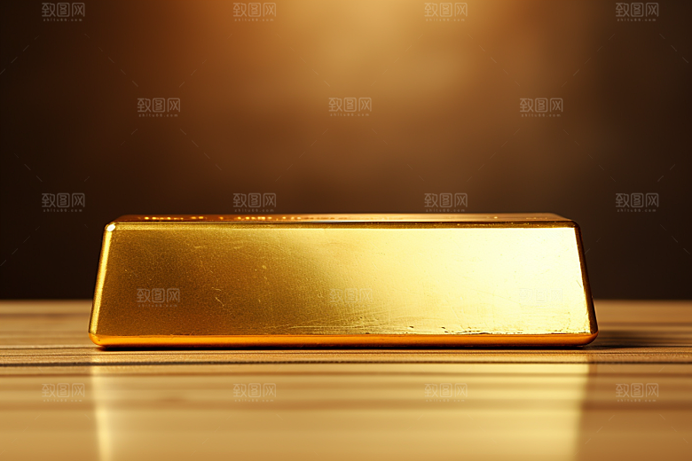 黄金财富金块素材
