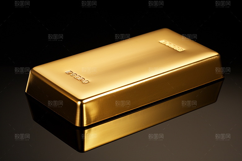 黄金投资金块素材
