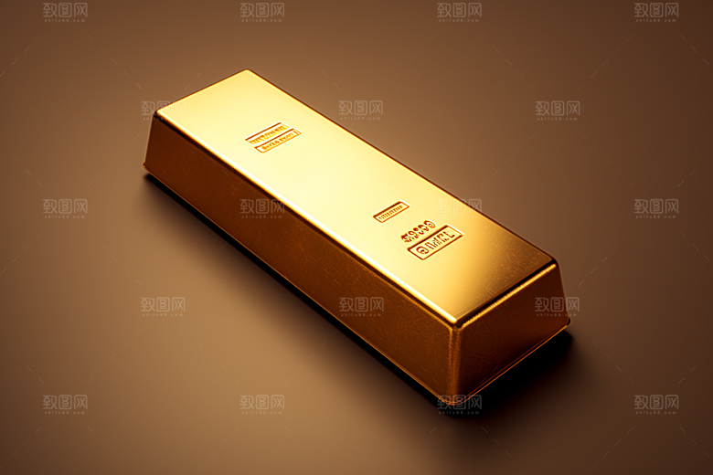 黄金金砖金子素材