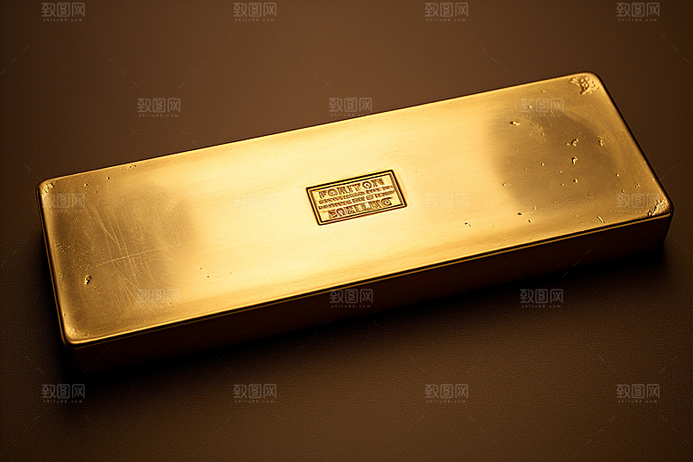 黄金金块奢侈品素材