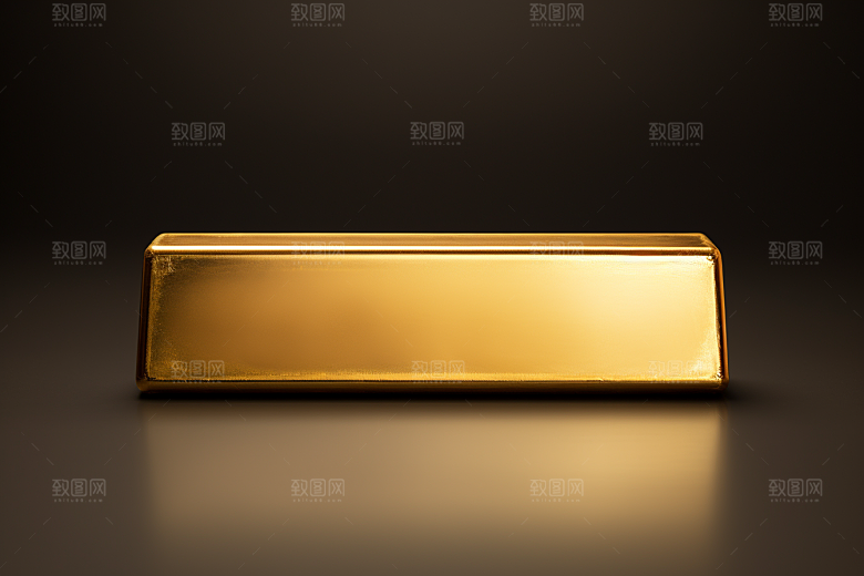 黄金理财产品金块素材