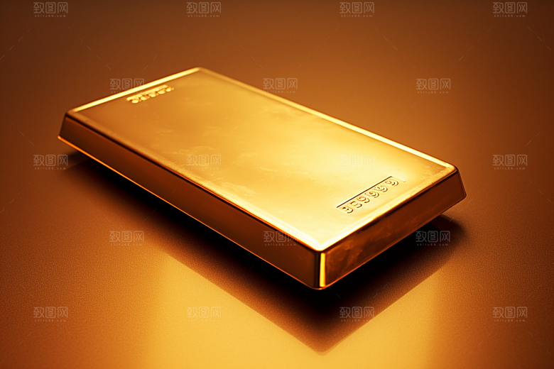 黄金金子金块素材