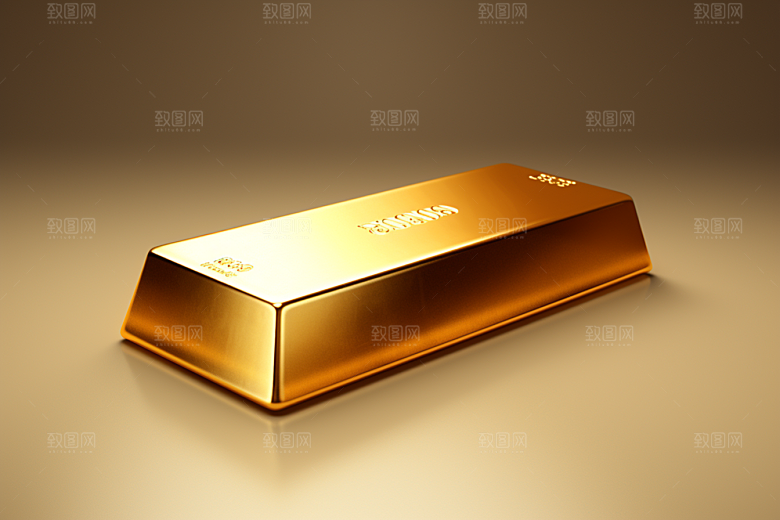 黄金金块高清素材