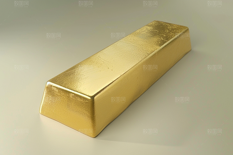 黄金理财产品金块素材