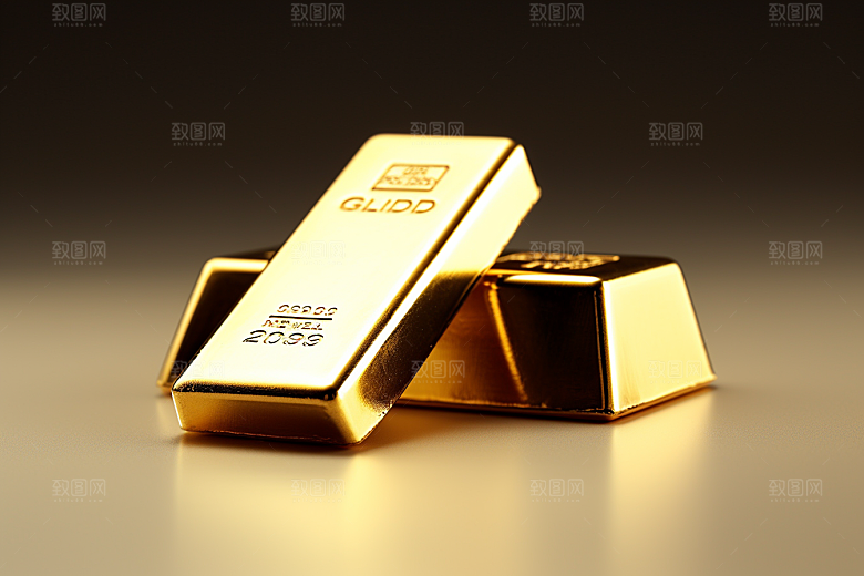 黄金投资金砖素材