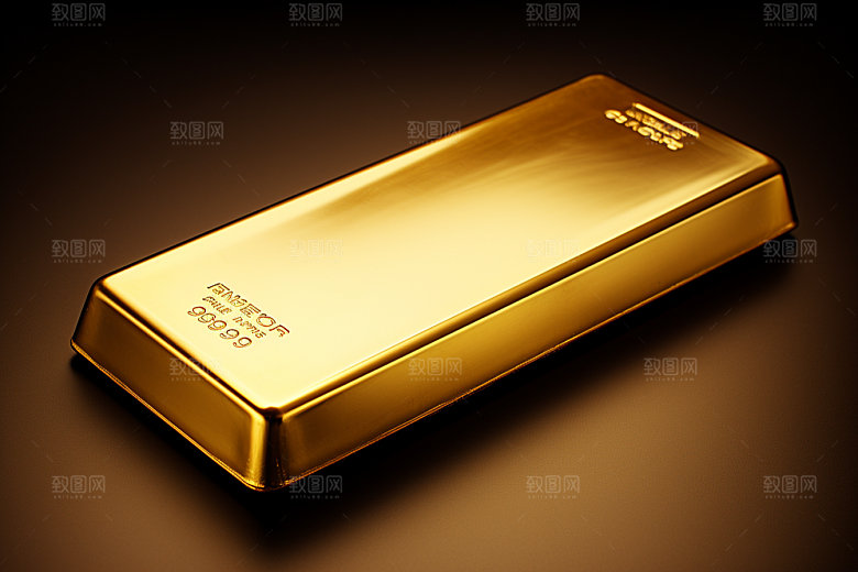 黄金财富金砖素材