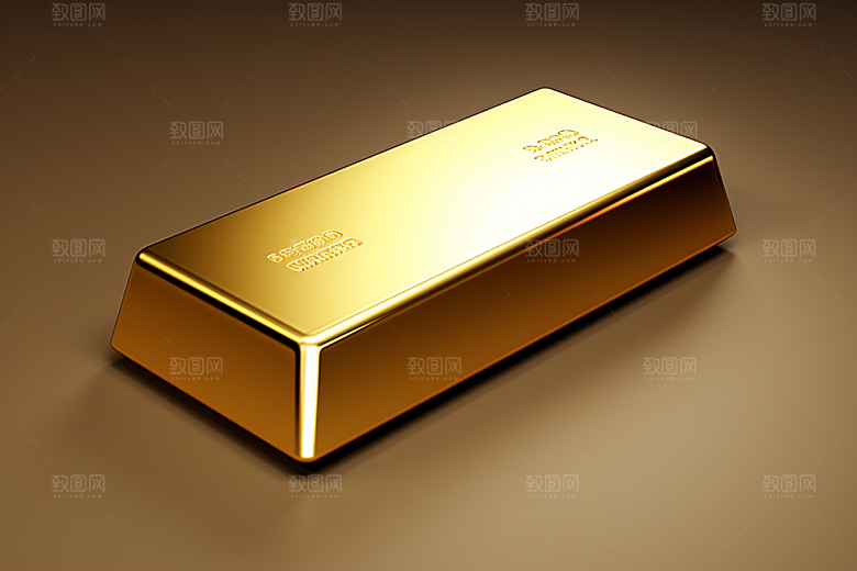 黄金金砖金块素材