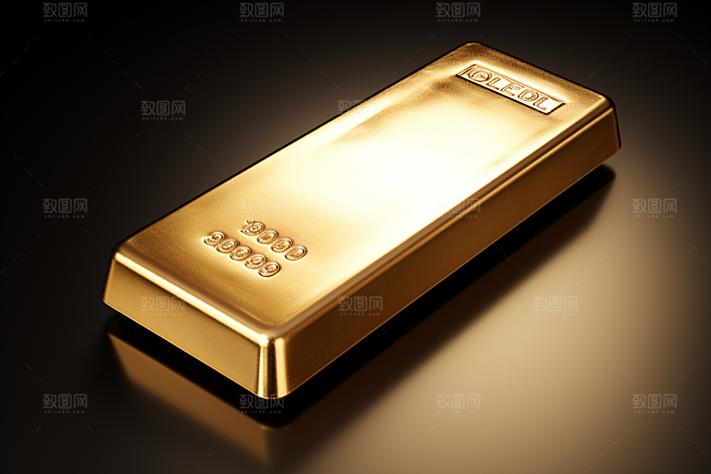 黄金金块奢侈品素材