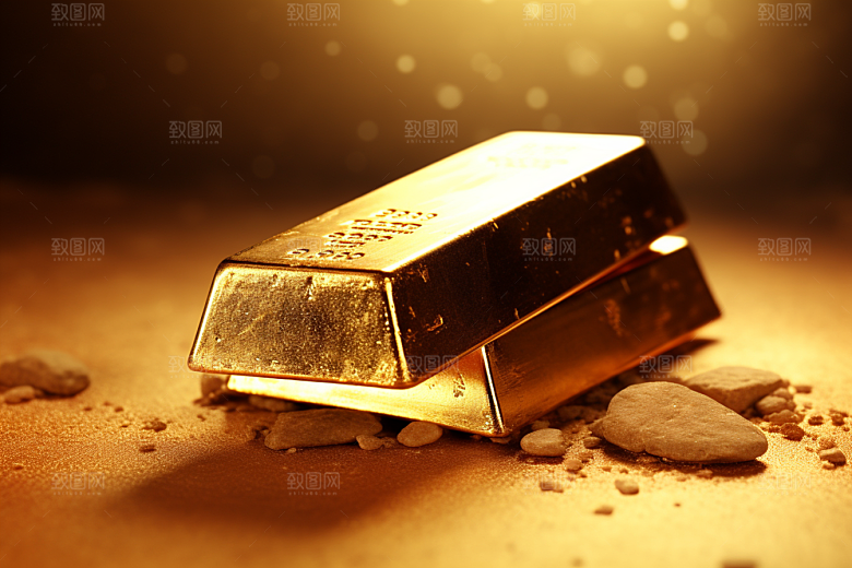 黄金理财产品富贵素材
