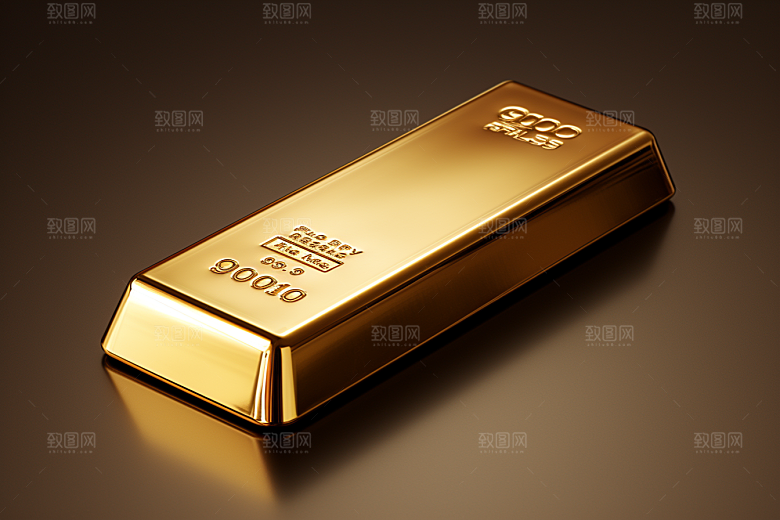 黄金理财产品金子素材