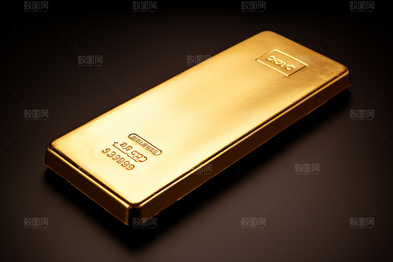 黄金财富金砖素材