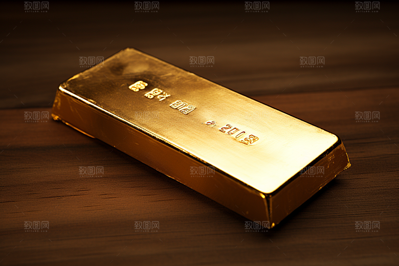 黄金贵金属金子素材