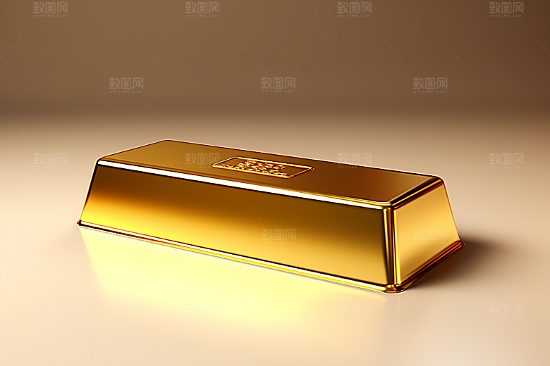 黄金金块金砖素材