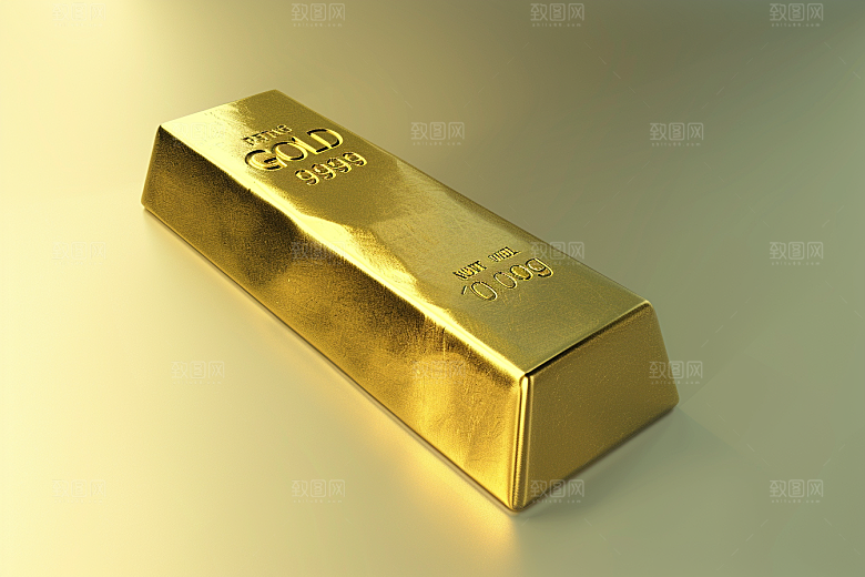 黄金贵金属金子素材